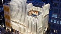 Nieuwe Louis Vuitton winkel in Osaka bedekt met gebogen glazen zeilen