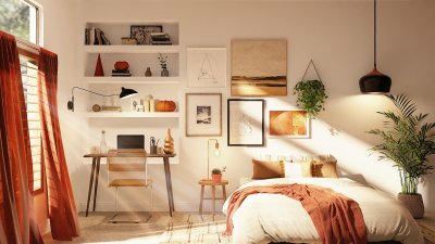 Witte slaapkamers zijn passé, en dit zijn de kleuren die ze vervangen